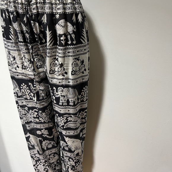 Unisex handmade boho hippie aladdin alibaba harem yoga pants one size women men - Picture 3 of 5